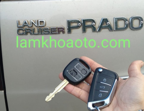 Làm khoá Toyota Land cruiser Prado 